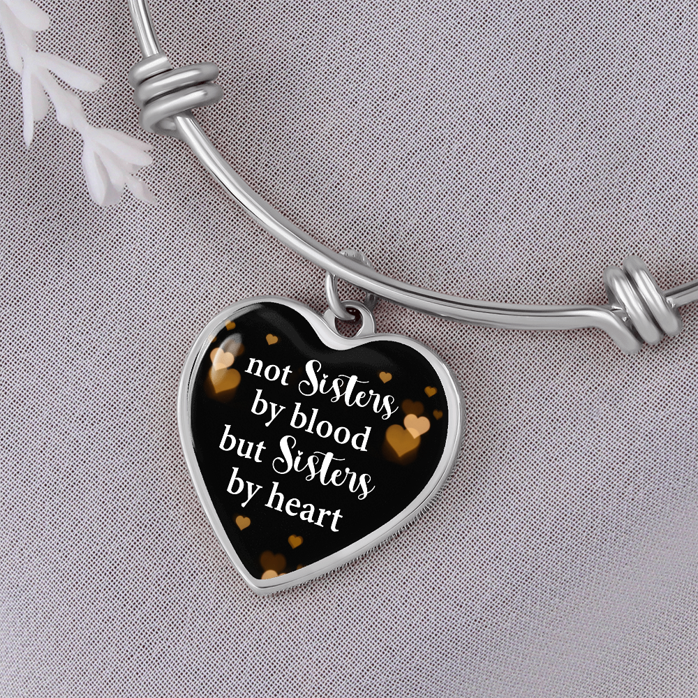 Sisters by Heart Luxury Heart Bangle