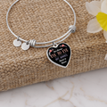 Eye to Eye Heart to Heart Luxury Heart Bangle