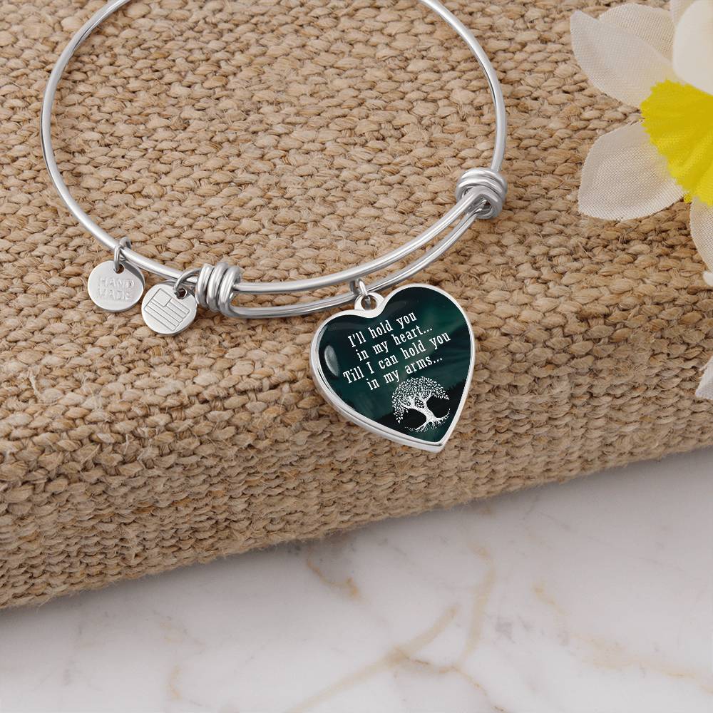 Hold You in My Heart Luxury Heart Bangle