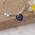 Mummy You Are My World Luxury Heart Bangle