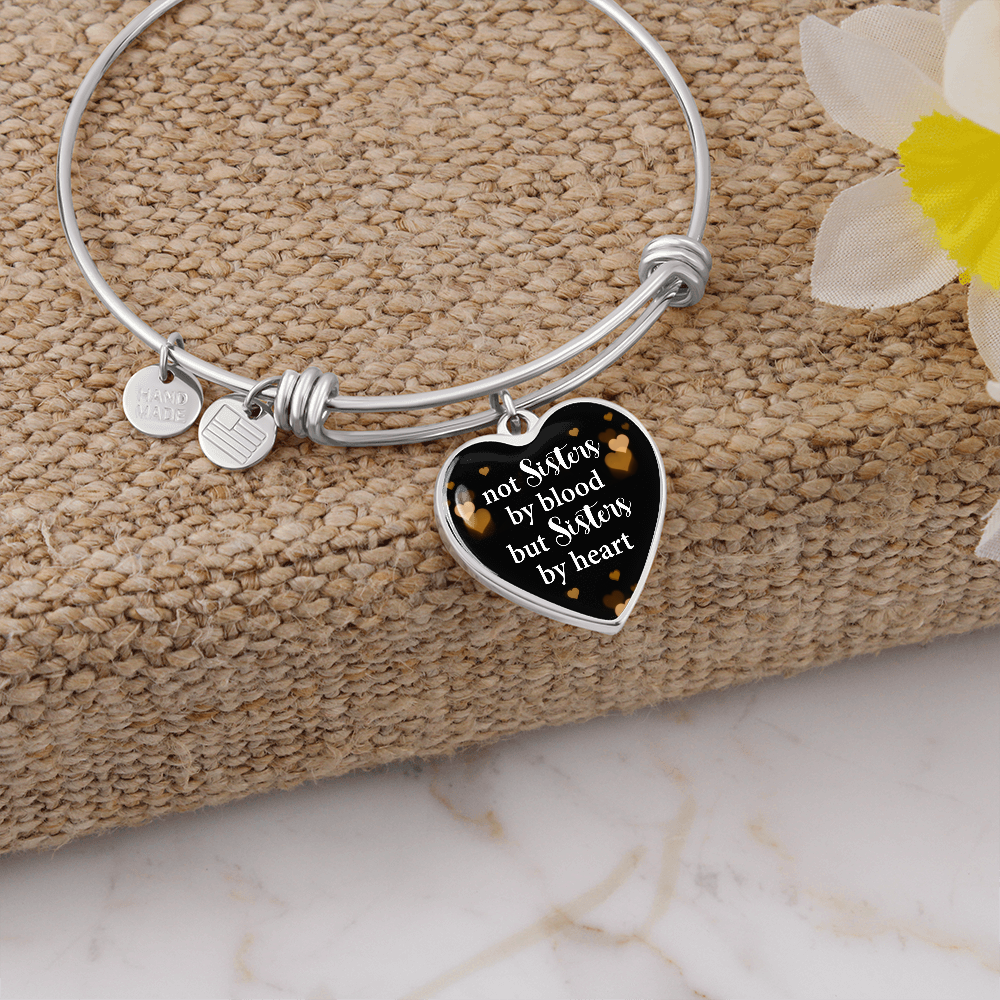 Sisters by Heart Luxury Heart Bangle