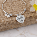 Friends Are Forever Luxury Heart Bangle