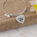 I Speak for Those Who Have No Voice Luxury Heart Bangle