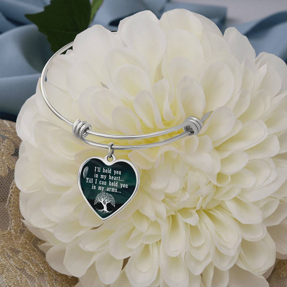 Hold You in My Heart Luxury Heart Bangle