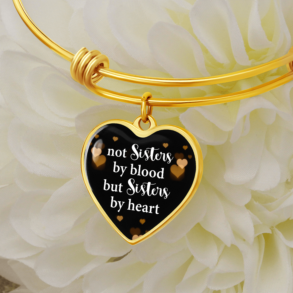 Sisters by Heart Luxury Heart Bangle