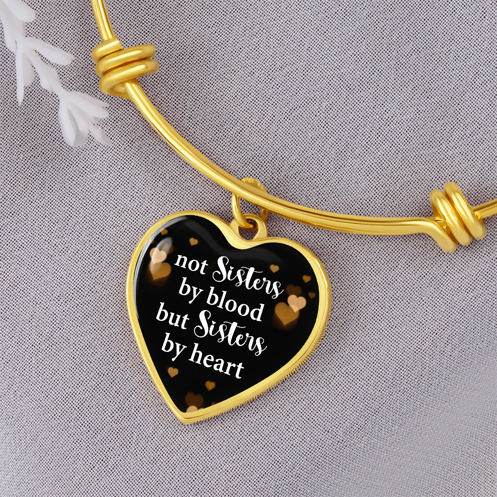 Sisters by Heart Luxury Heart Bangle