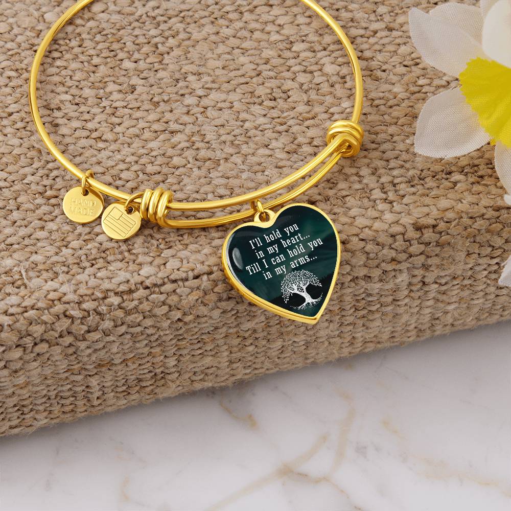 Hold You in My Heart Luxury Heart Bangle