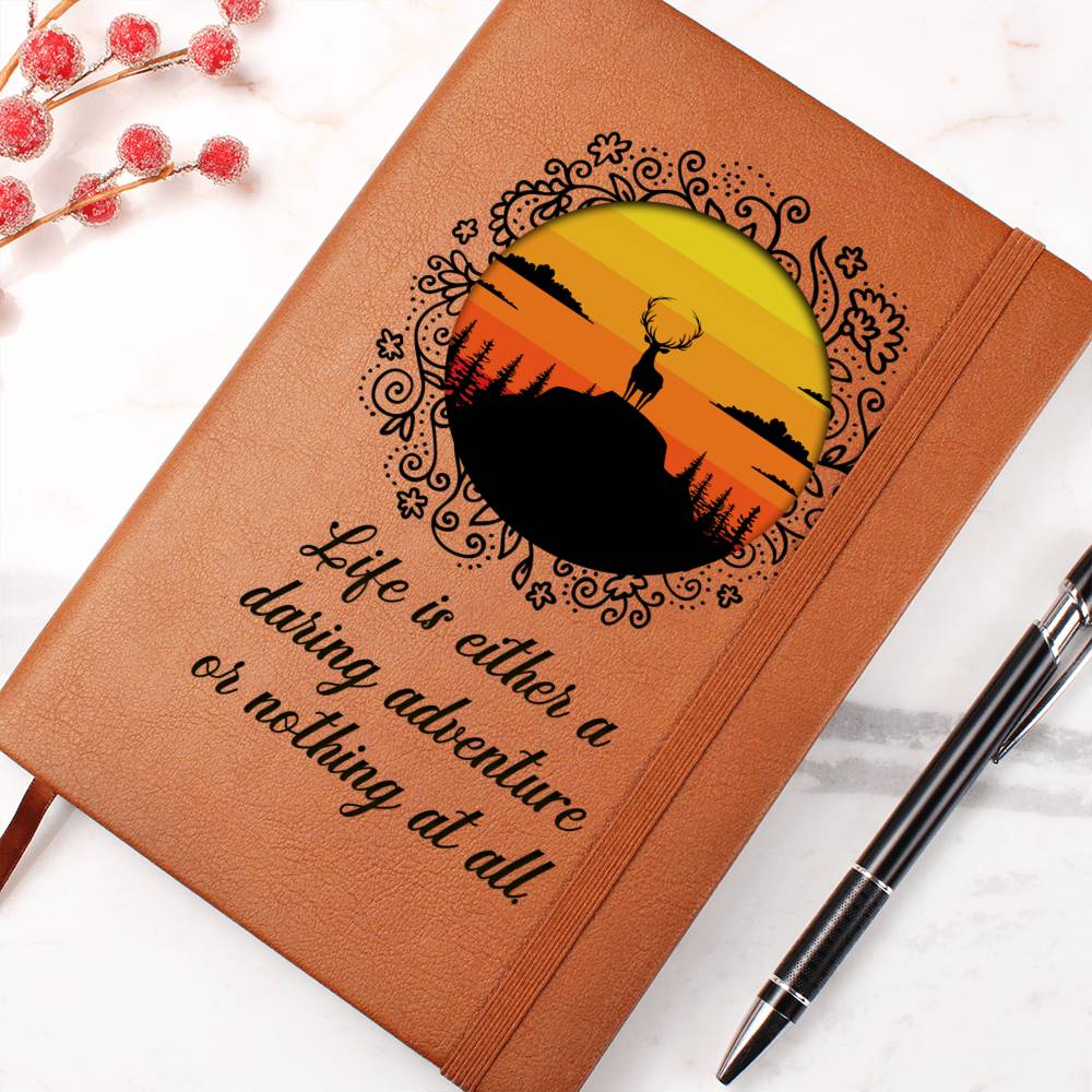 Life Is Either a Daring Adventure or Nothing at All Graphic Journal