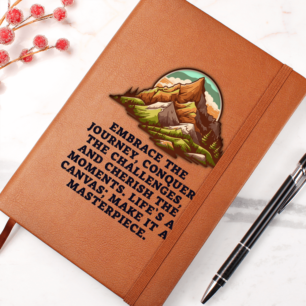 Embrace the Journey Life's a Canvas Graphic Journal