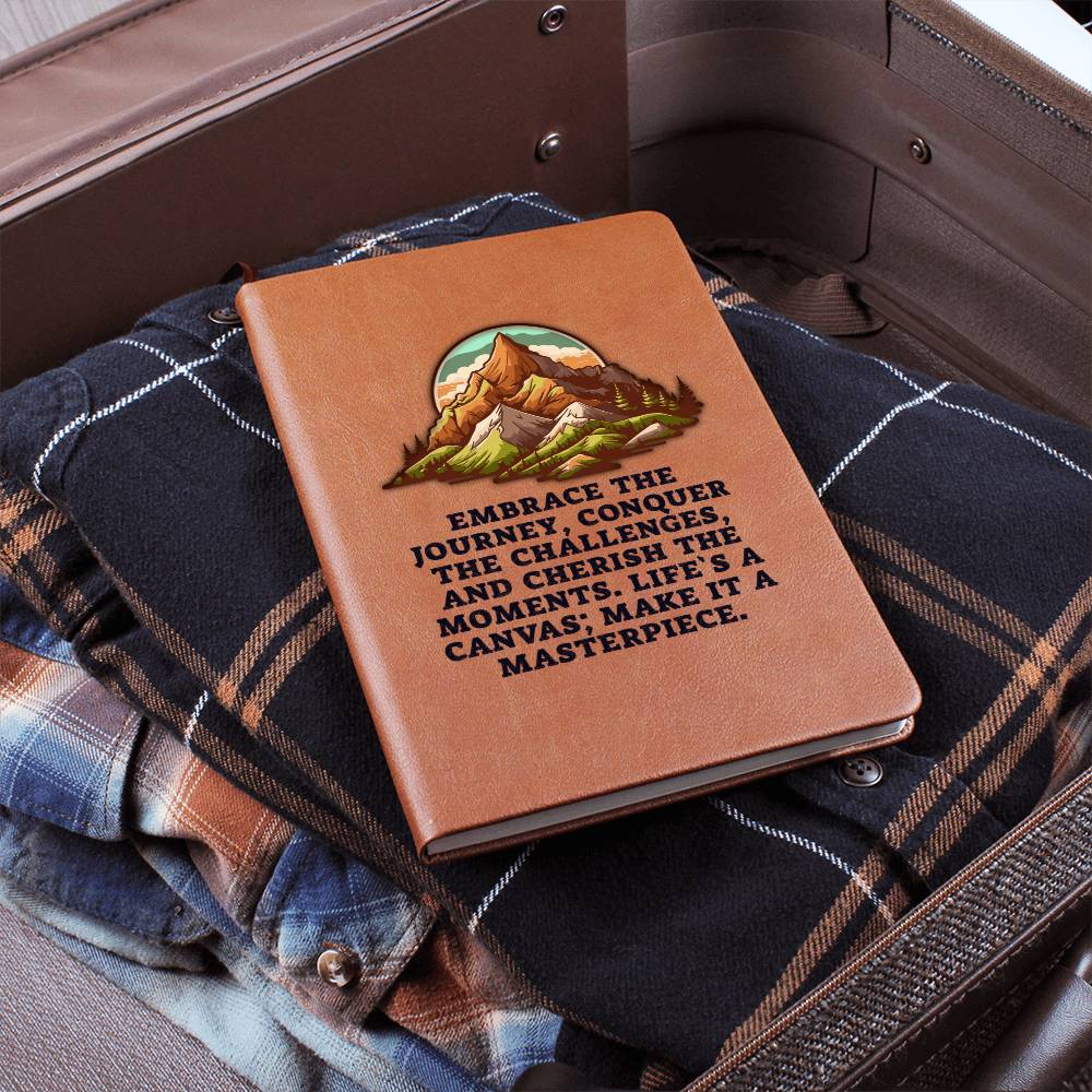 Embrace the Journey Life's a Canvas Graphic Journal