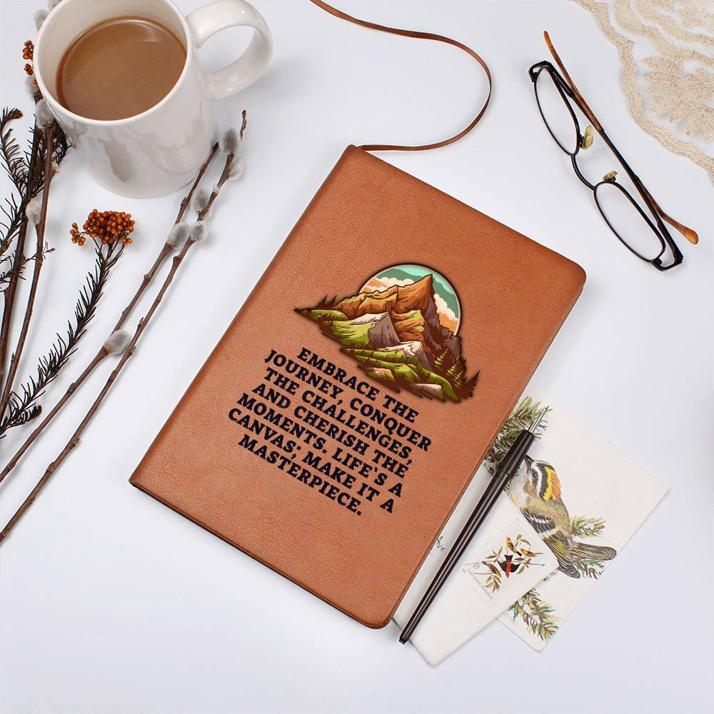 Embrace the Journey Life's a Canvas Graphic Journal