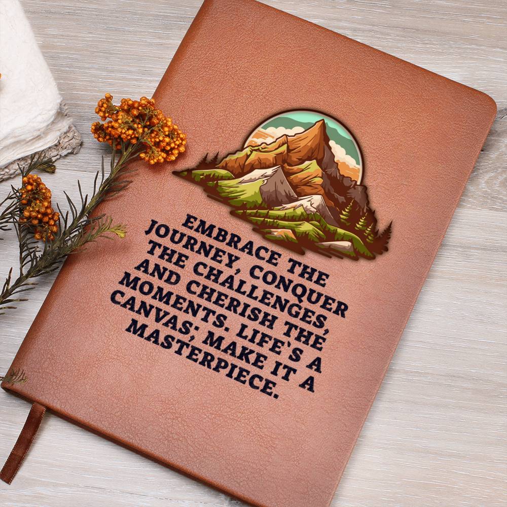 Embrace the Journey Life's a Canvas Graphic Journal