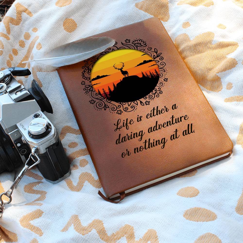 Life Is Either a Daring Adventure or Nothing at All Graphic Journal