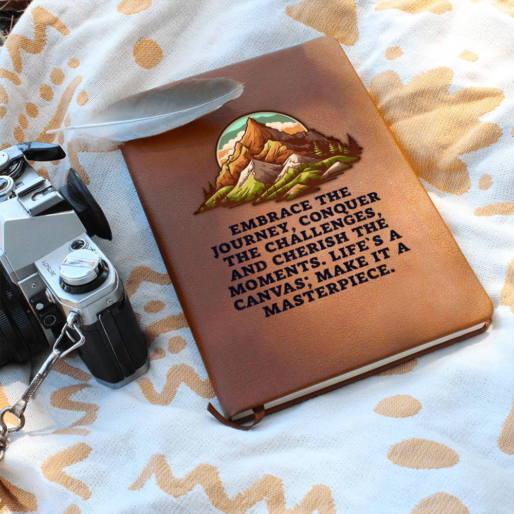 Embrace the Journey Life's a Canvas Graphic Journal