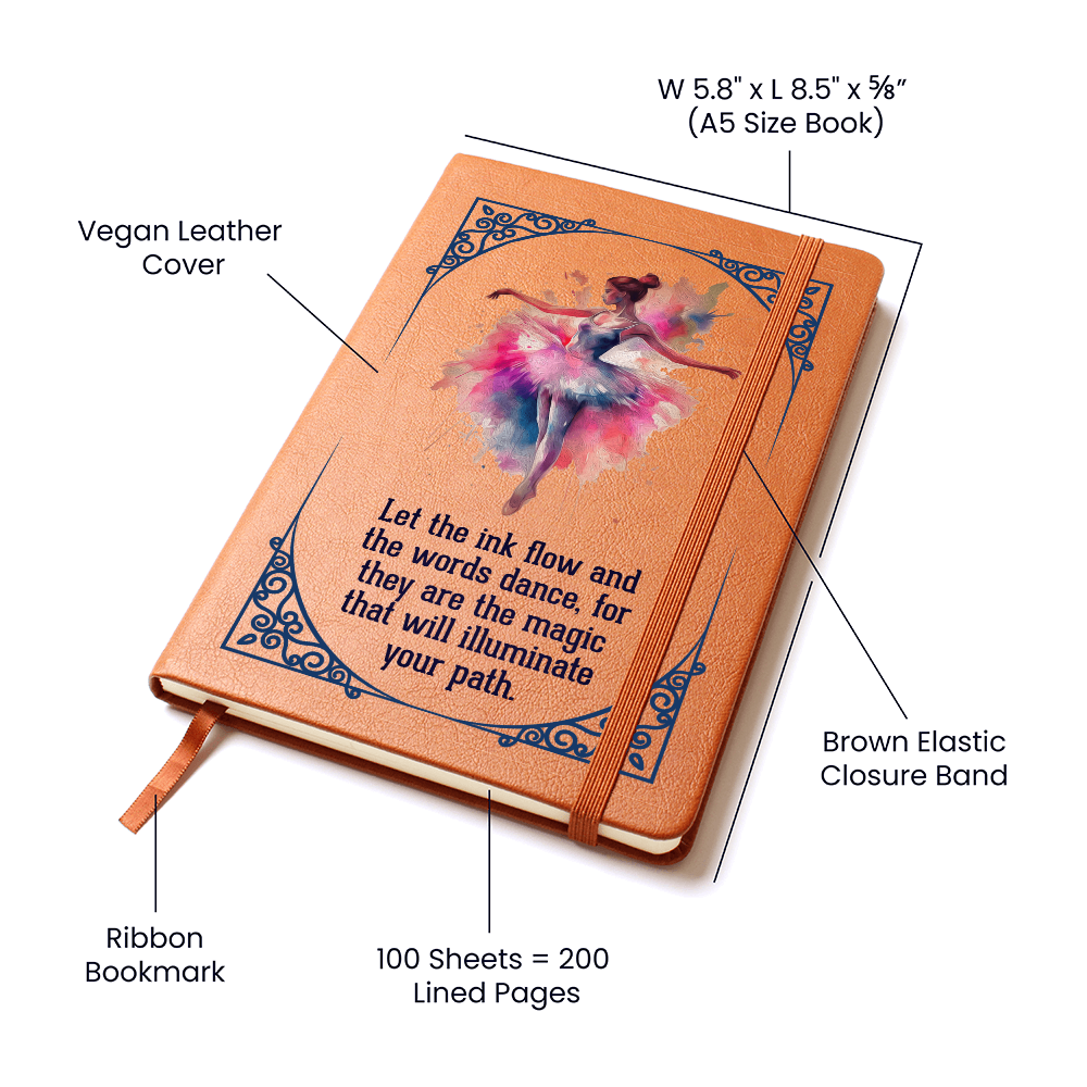 Let the Ink Flow and the Words Dance Graphic Journal