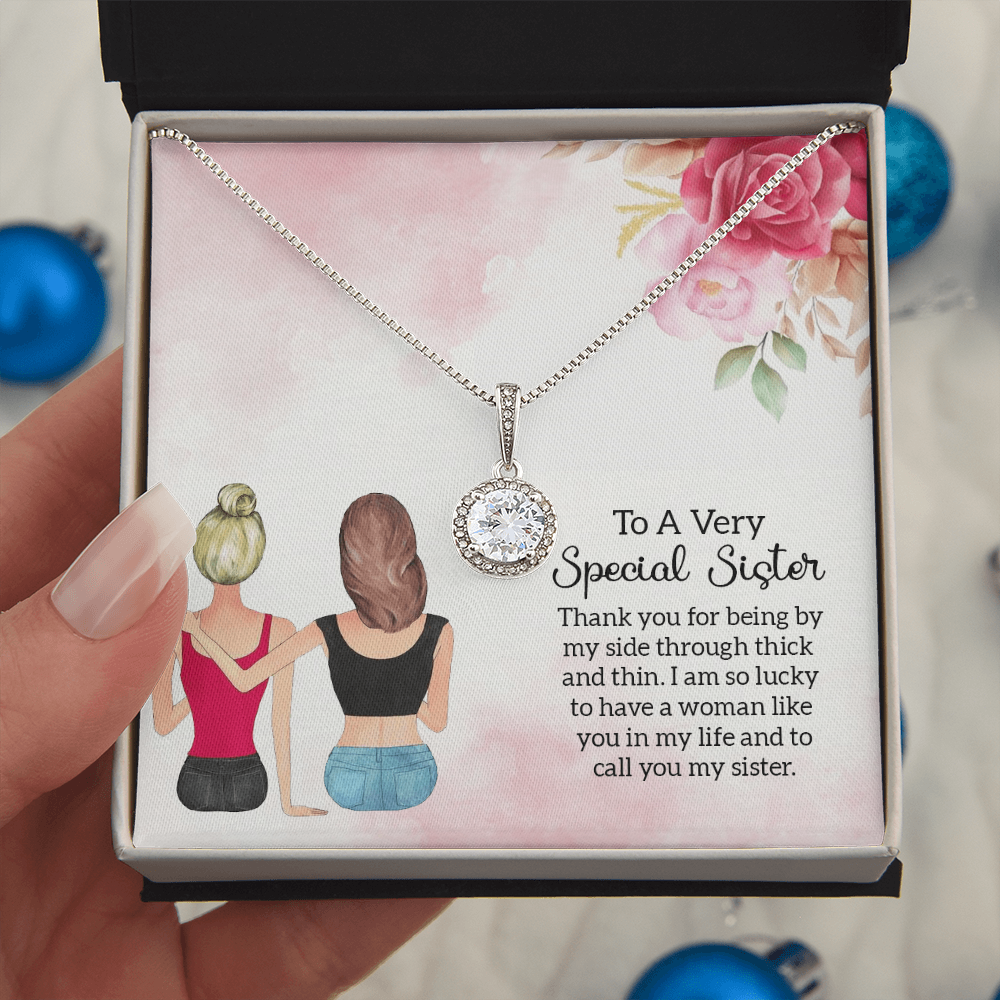 Very Special Sister By My Side Eternal Hope Necklace