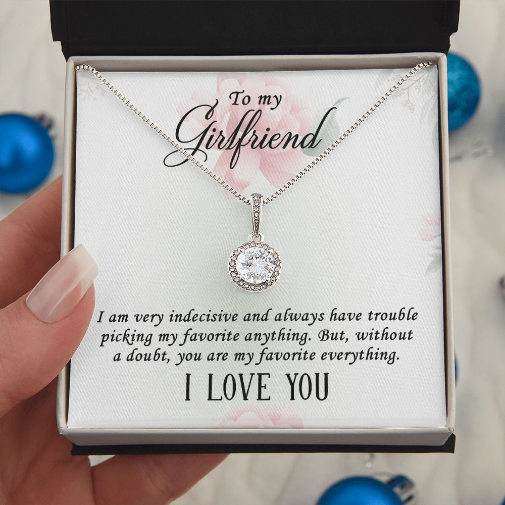 To My Girlfriend, My Favourite Everything Eternal Hope Necklace