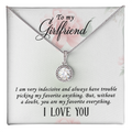 To My Girlfriend, My Favourite Everything Eternal Hope Necklace