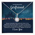 To My Beautiful Girlfriend, Forever Together Eternal Hope Necklace