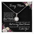 To My Mum, Best Mother Ever Eternal Hope Necklace