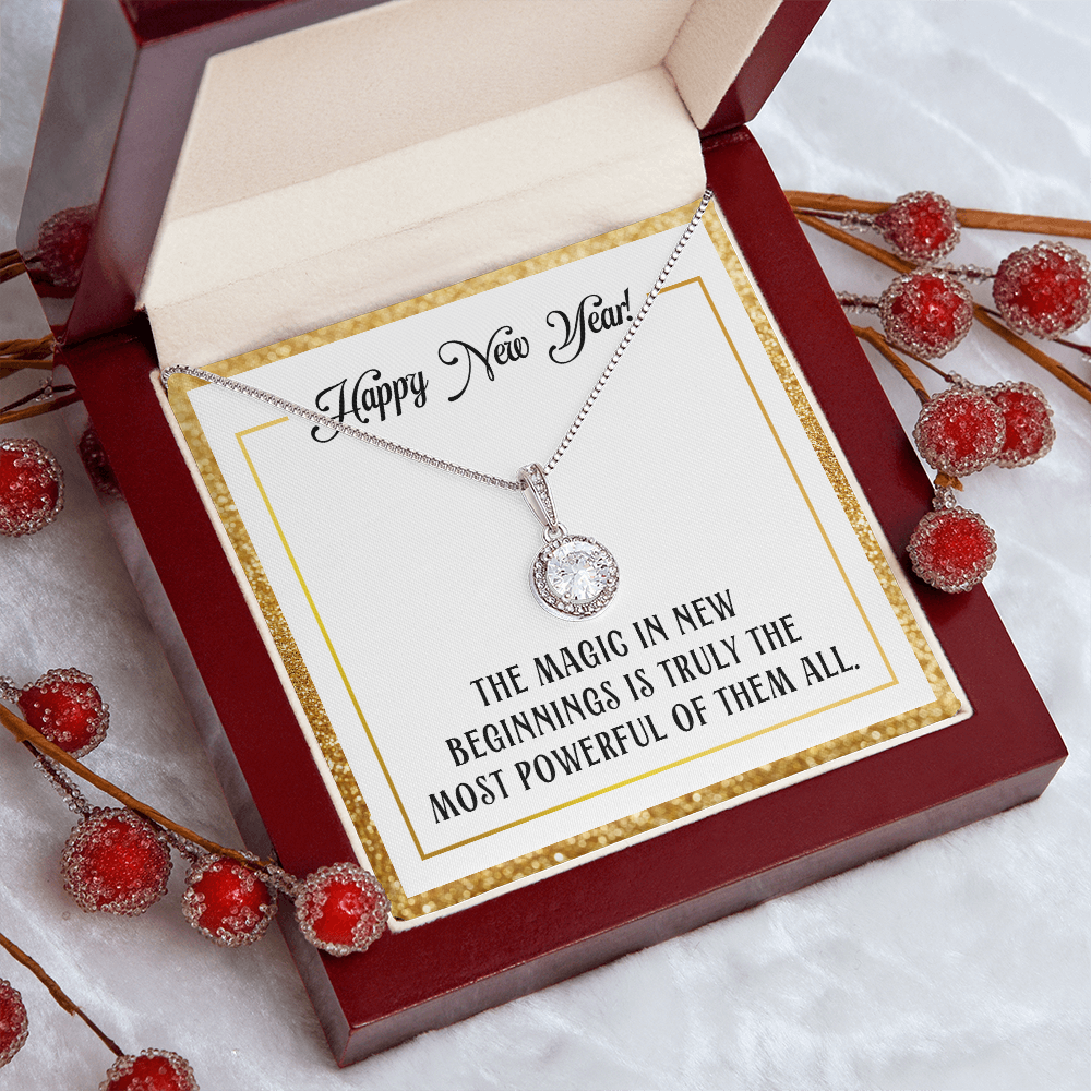Happy New Year, New Beginnings Eternal Hope Necklace