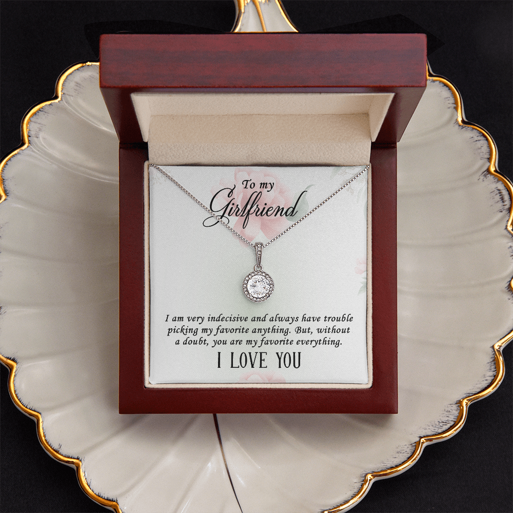 To My Girlfriend, My Favourite Everything Eternal Hope Necklace