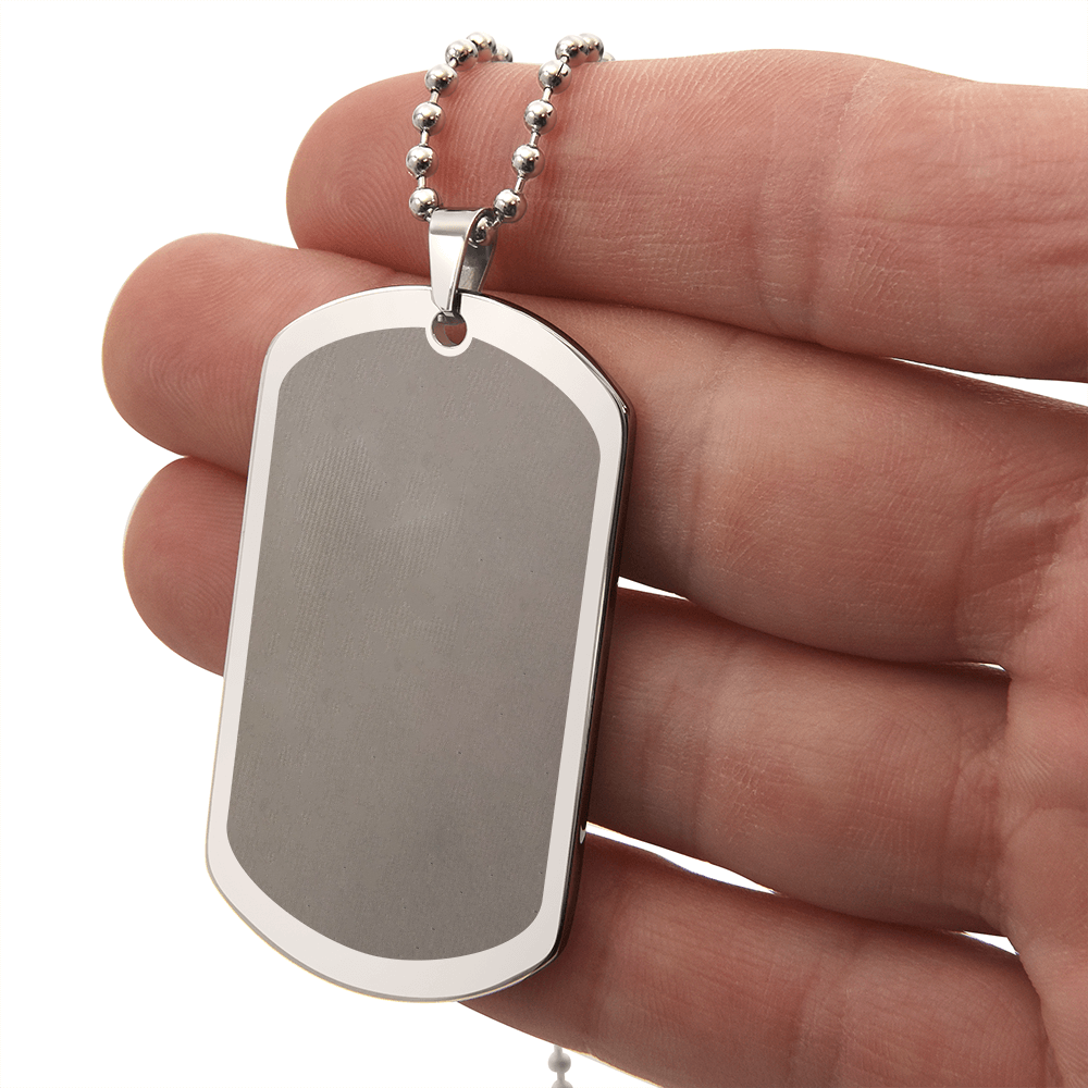 Dog Tag Necklace - Engraved