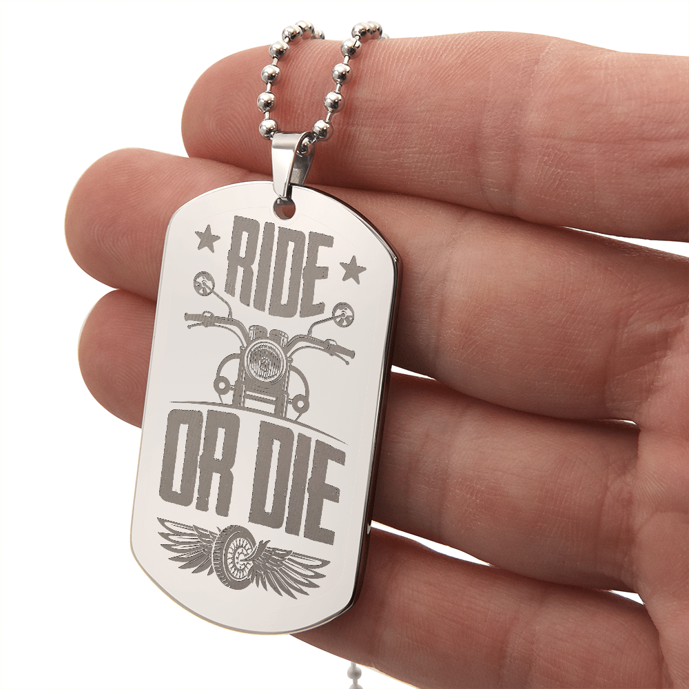 Dog Tag Necklace - Engraved