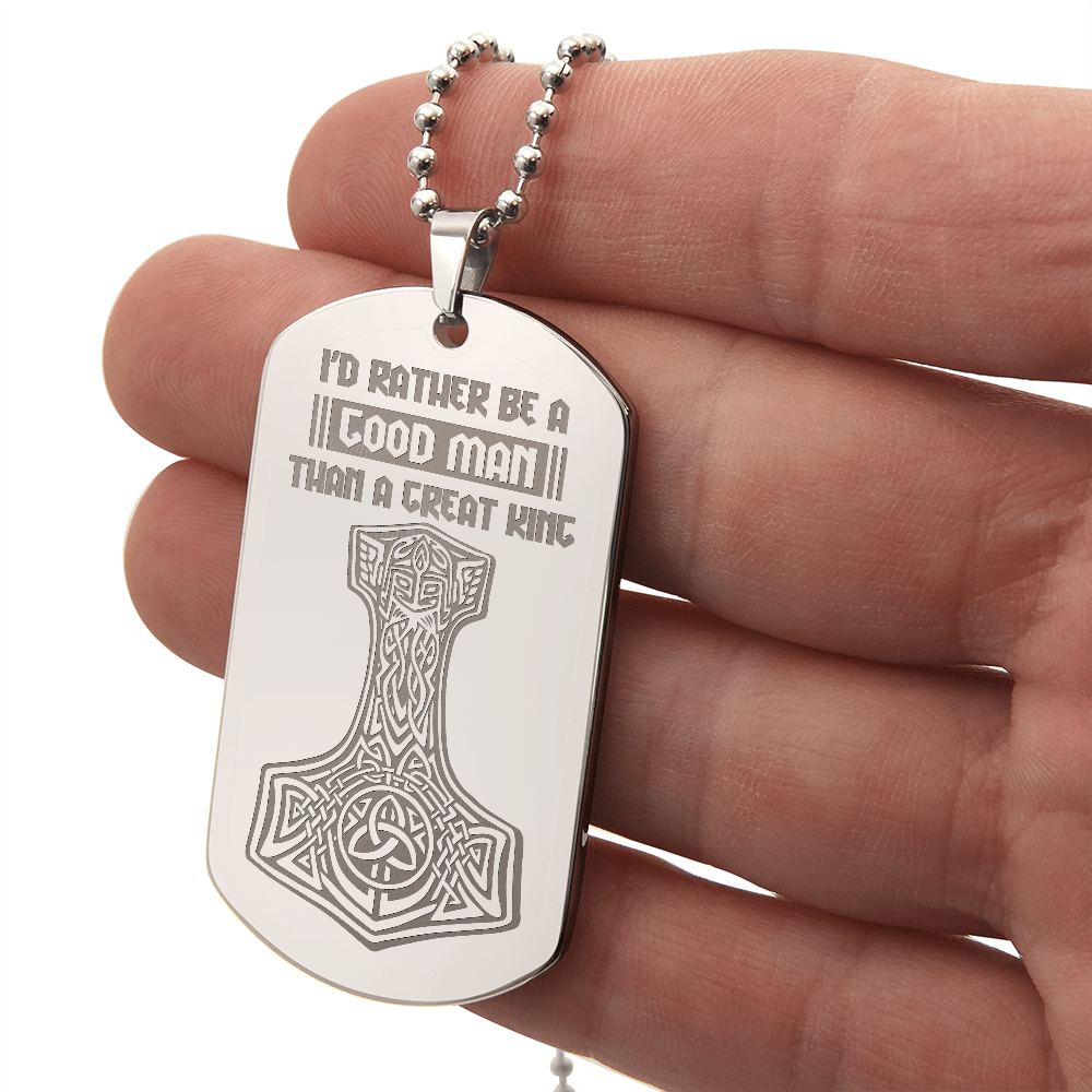 Dog Tag Necklace - Engraved