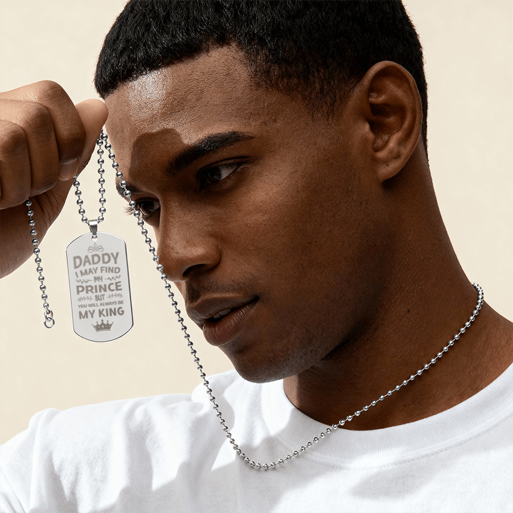 Dog Tag Necklace - Engraved