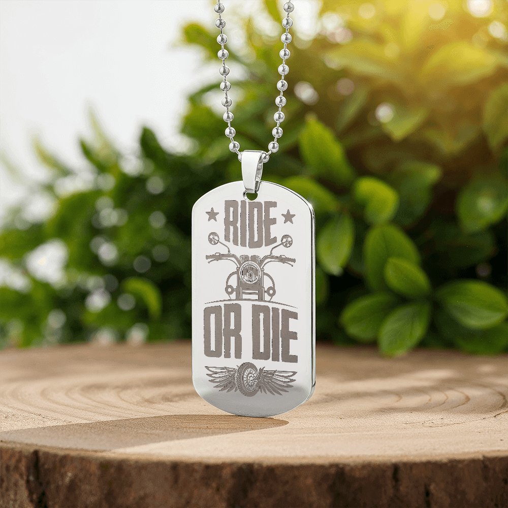 Dog Tag Necklace - Engraved