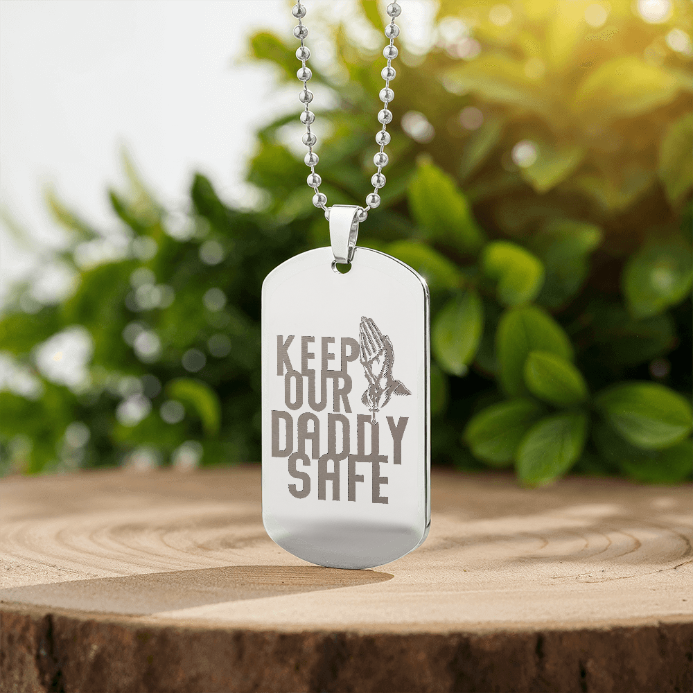Dog Tag Necklace - Engraved