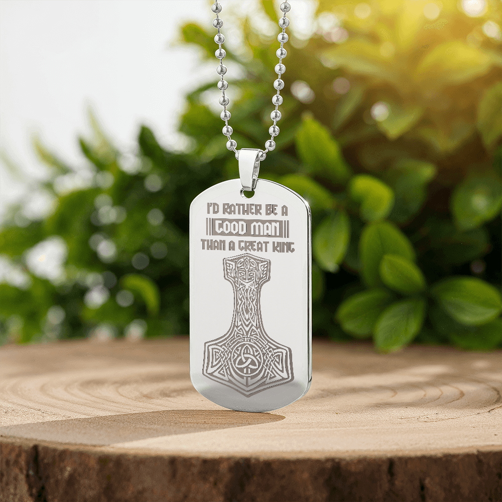 Dog Tag Necklace - Engraved
