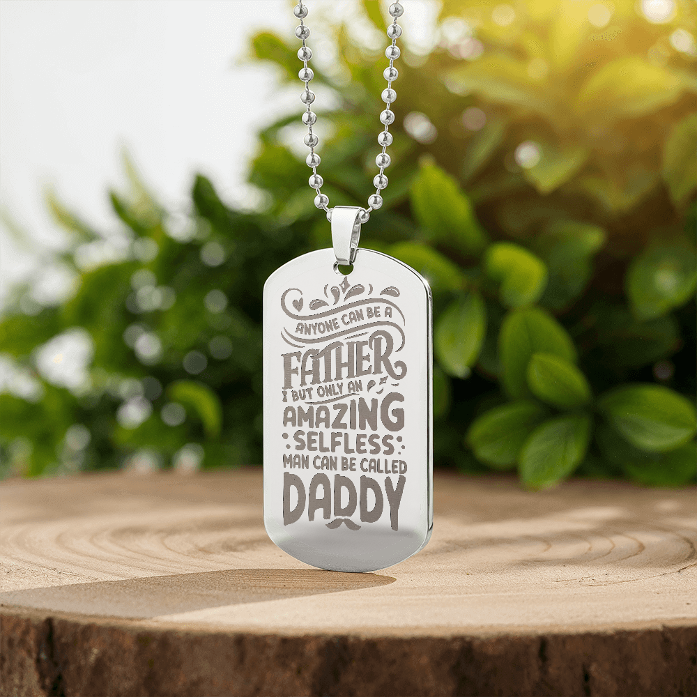Dog Tag Necklace - Engraved