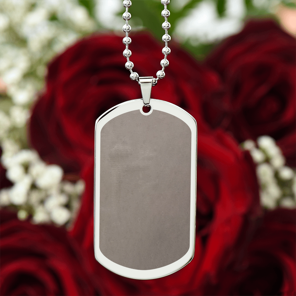 Dog Tag Necklace - Engraved