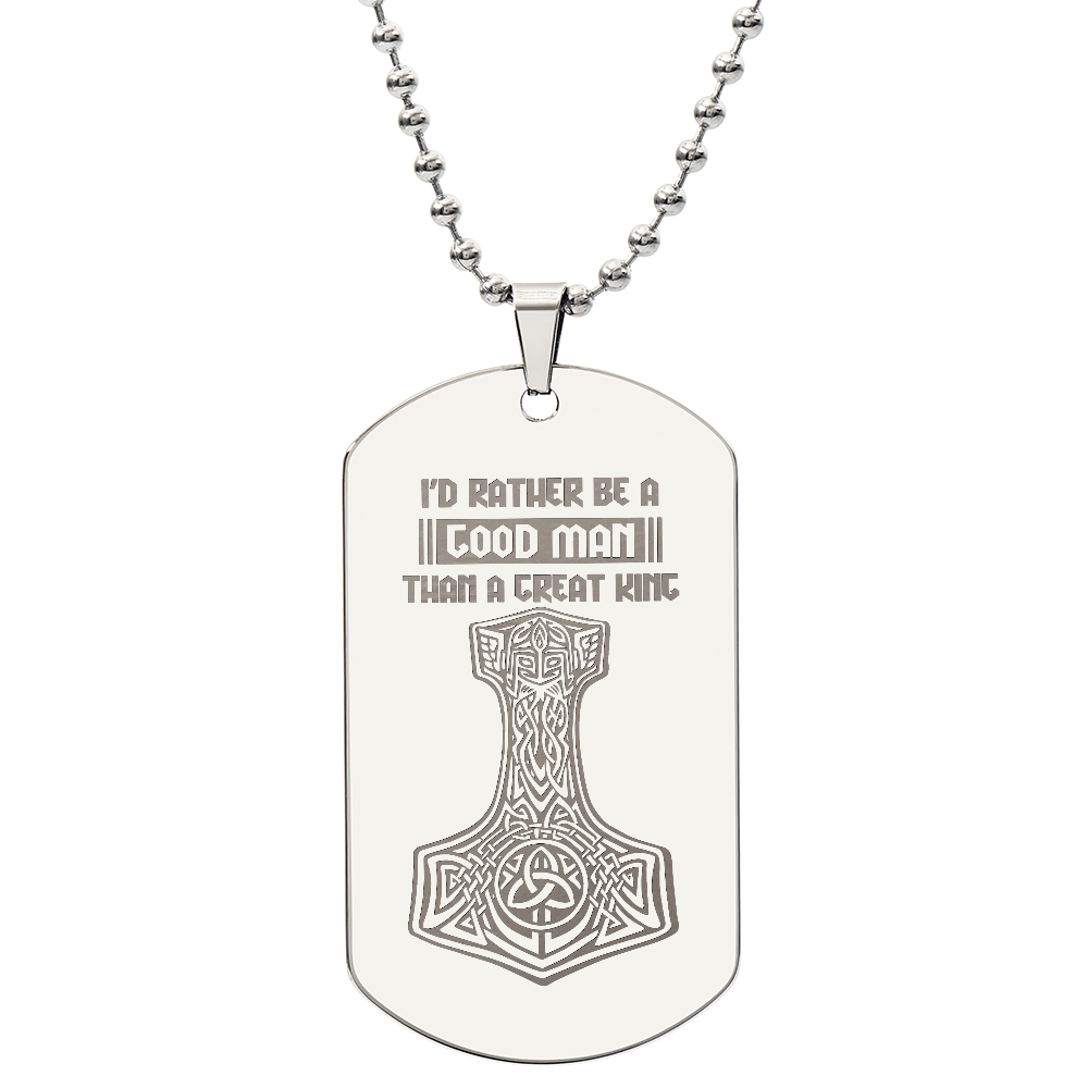 Dog Tag Necklace - Engraved