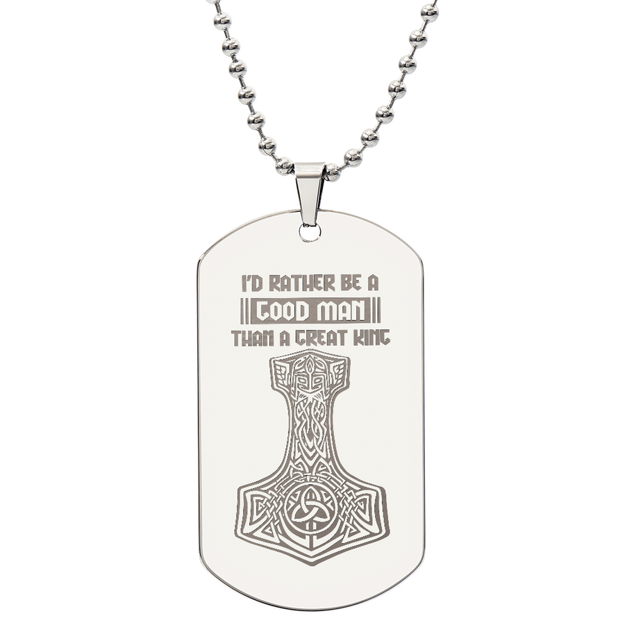 Dog Tag Necklace - Engraved