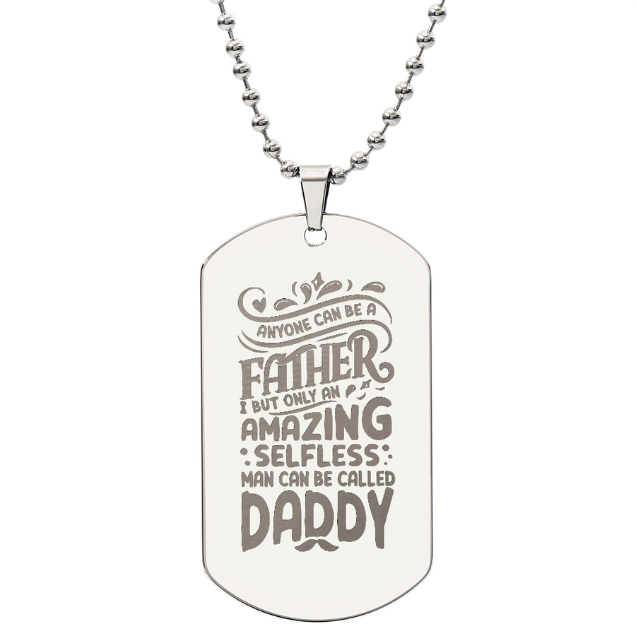 Dog Tag Necklace - Engraved
