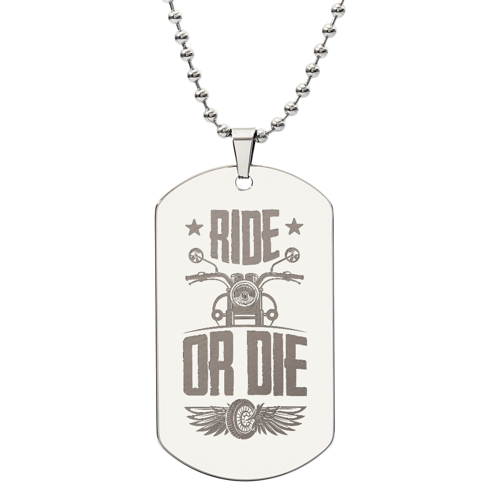 Dog Tag Necklace - Engraved