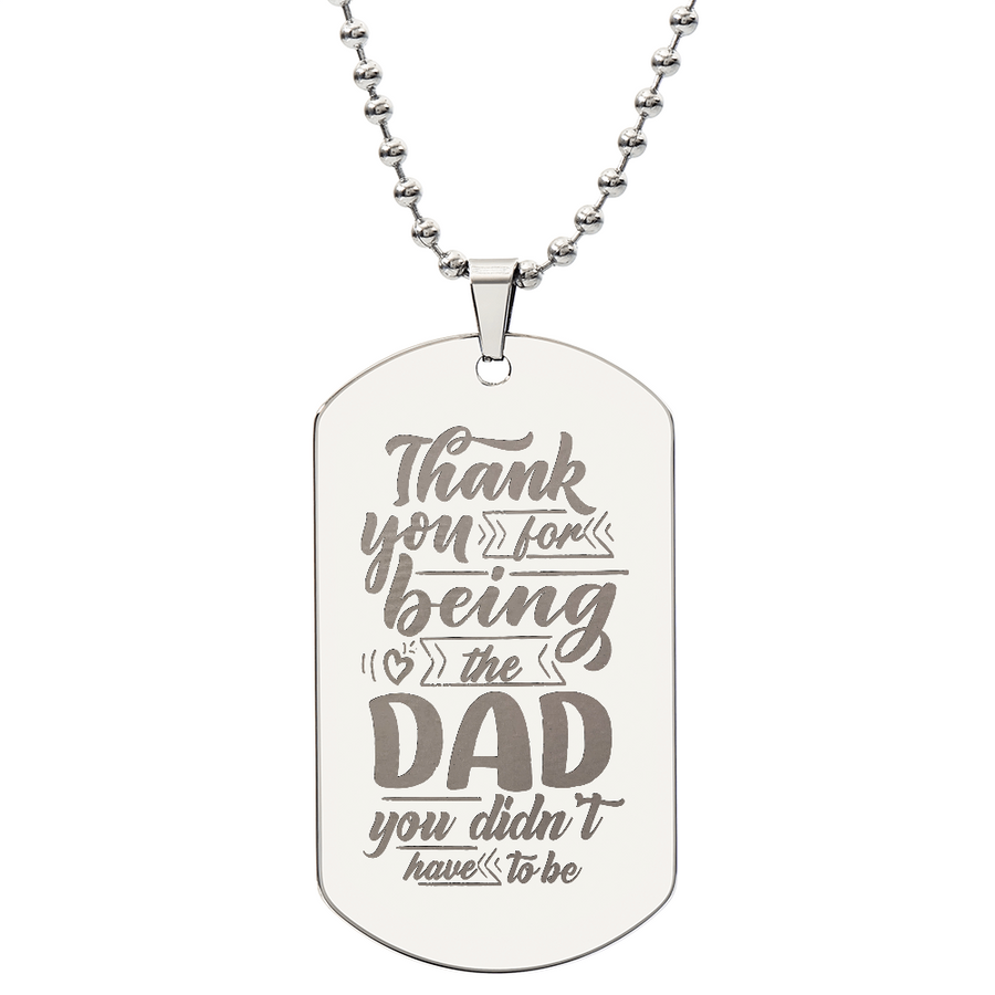 Dog Tag Necklace - Engraved
