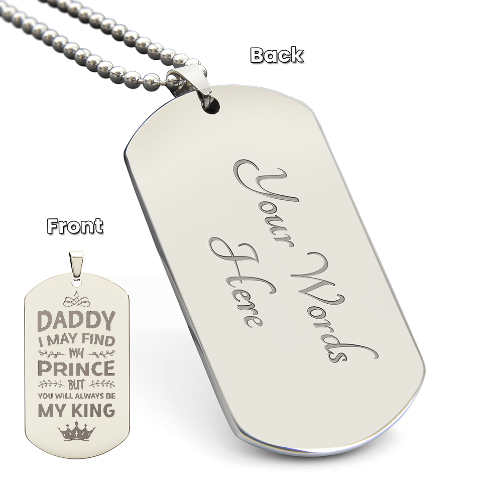 Dog Tag Necklace - Engraved
