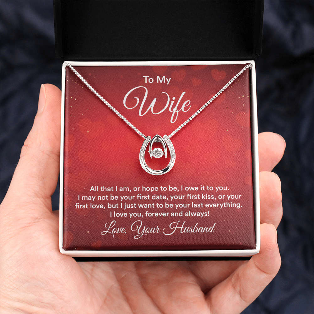 To My Wife Your Last Everything Lucky In Love Necklace