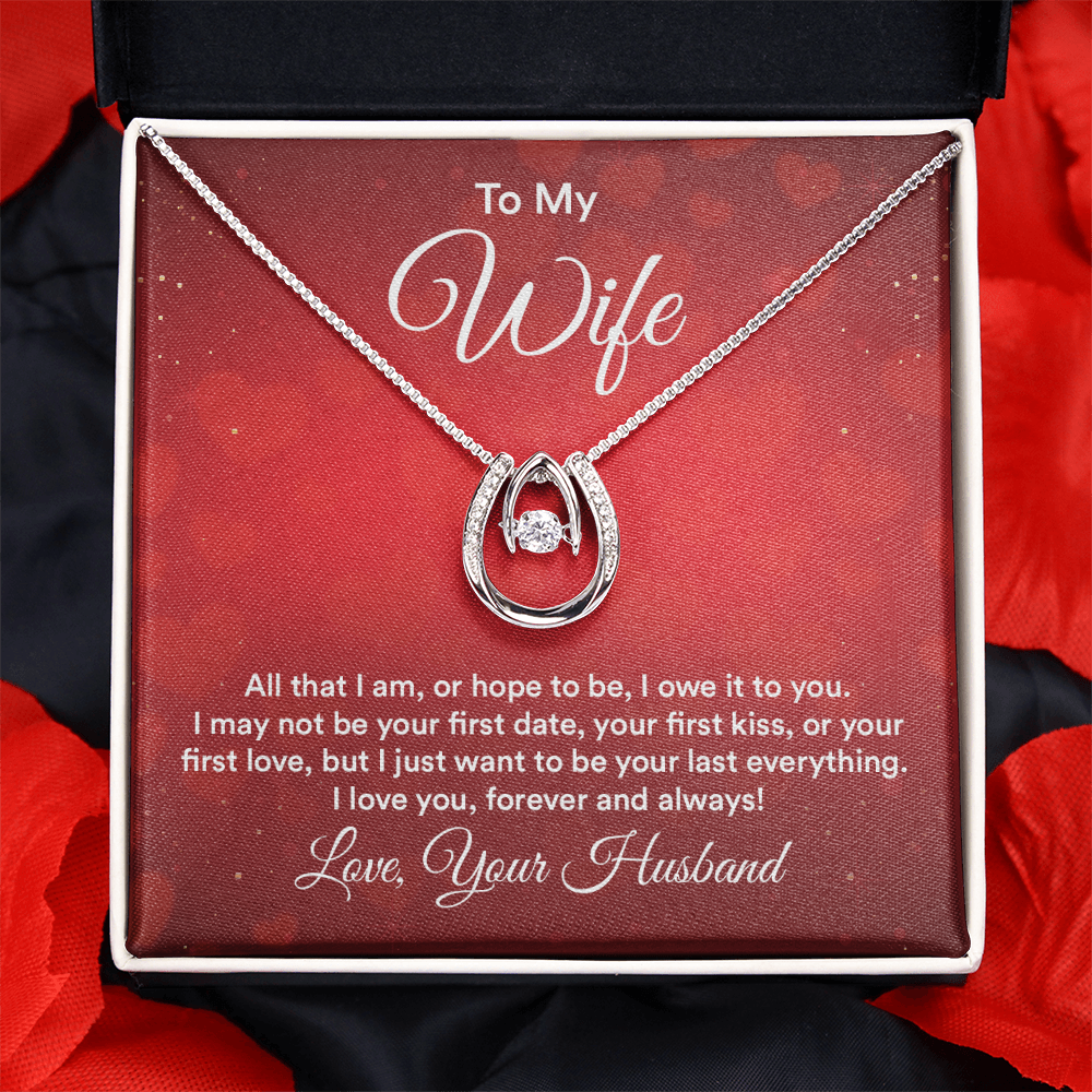 To My Wife Your Last Everything Lucky In Love Necklace