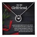 To My Girlfriend Love of My Life Lucky In Love Necklace