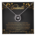 To My Soulmate Precious Gift Lucky In Love Necklace