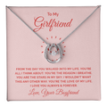 To My Girlfriend Stars in My Sky Lucky In Love Necklace