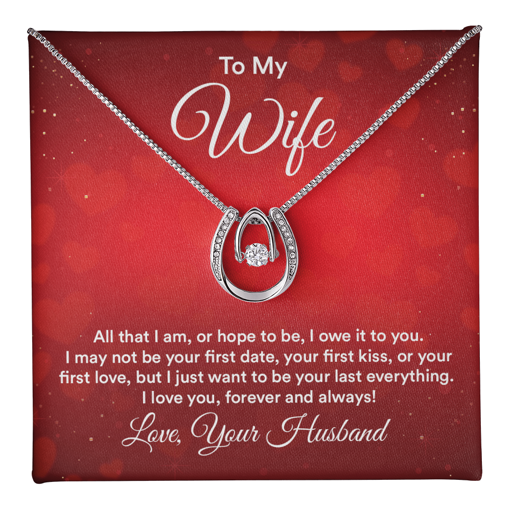 To My Wife Your Last Everything Lucky In Love Necklace