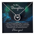 To My Daughter Amazing Person Lucky In Love Necklace