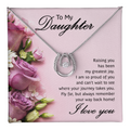 To My Daughter Greatest Joy Lucky In Love Necklace