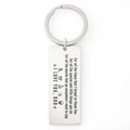 I Love You Dad – Thank You Engraved Keychain